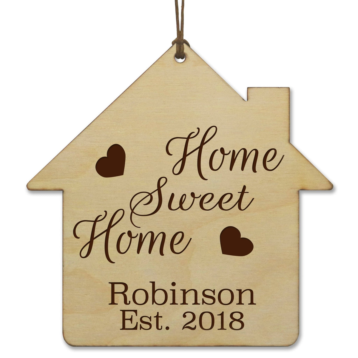 Personalized Christmas House Ornament - LifeSong Milestones