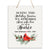Personalized Christmas Remembrance Hanging Sign - Those In Our Hearts - LifeSong Milestones