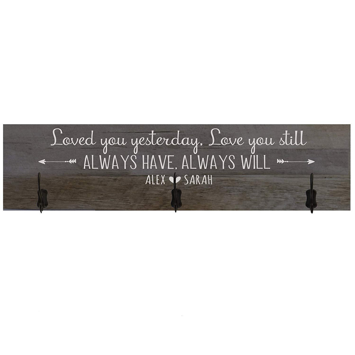 Personalized Coat Rack Loved You Yesterday Established Year - LifeSong Milestones