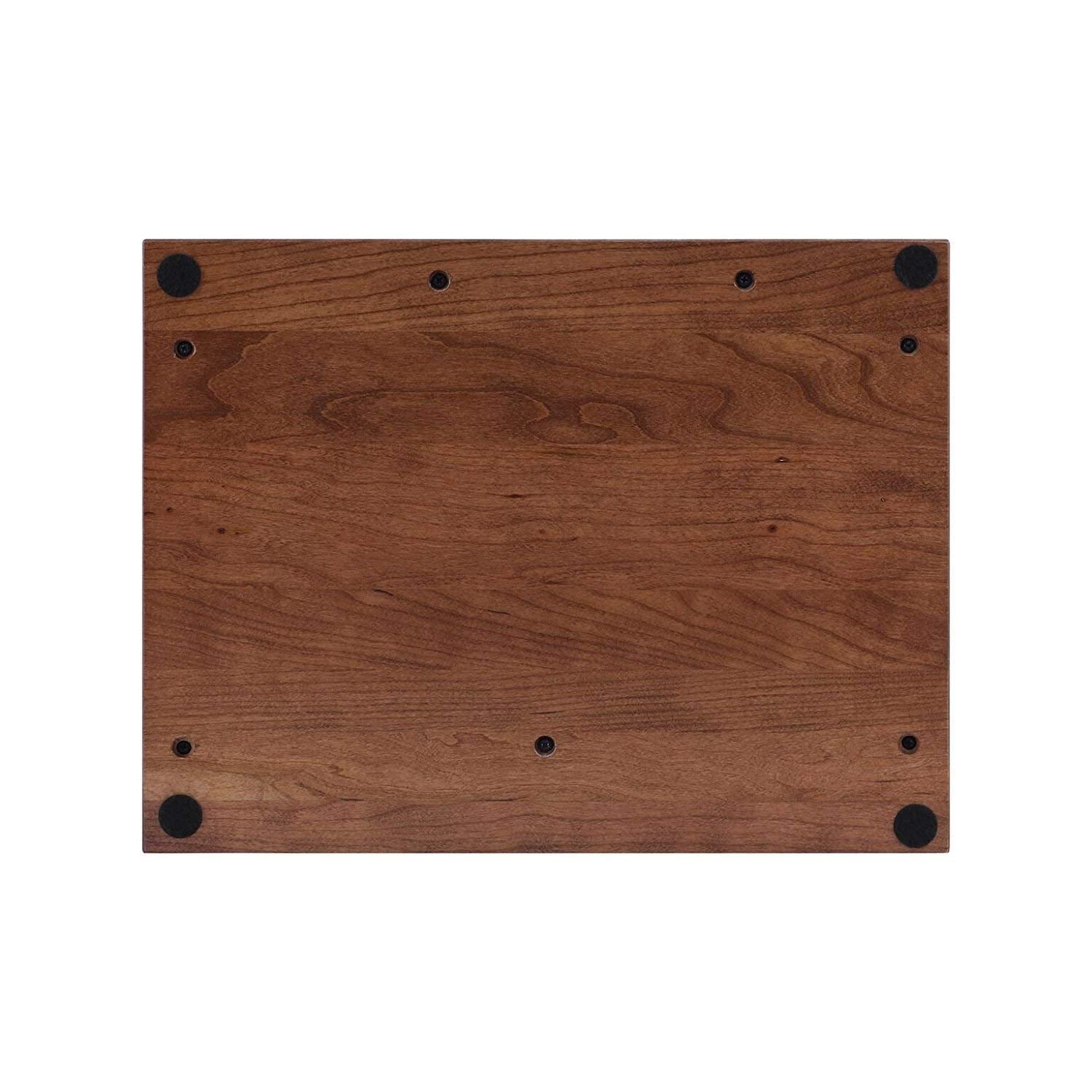 Wooden Companion Urn with Photo Frame – Double Urn for Human Ashes – Be Strong and Courageous