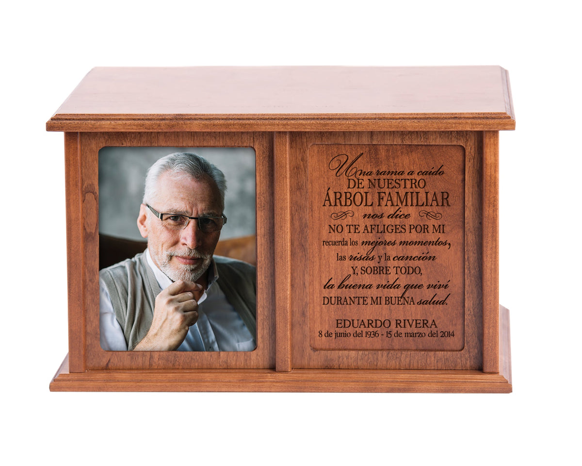 Personalized Engraved Memorial Companion Urn for Human Ashes