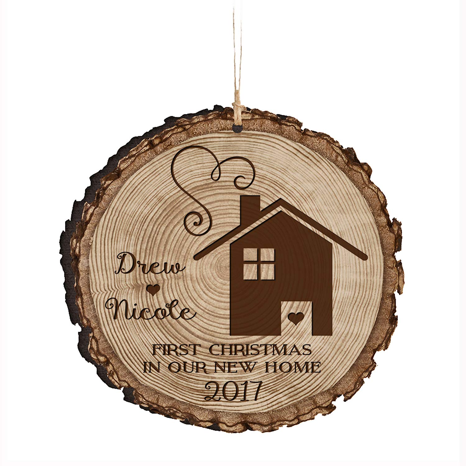 Personalized Couple Christmas New Home Ornaments - LifeSong Milestones