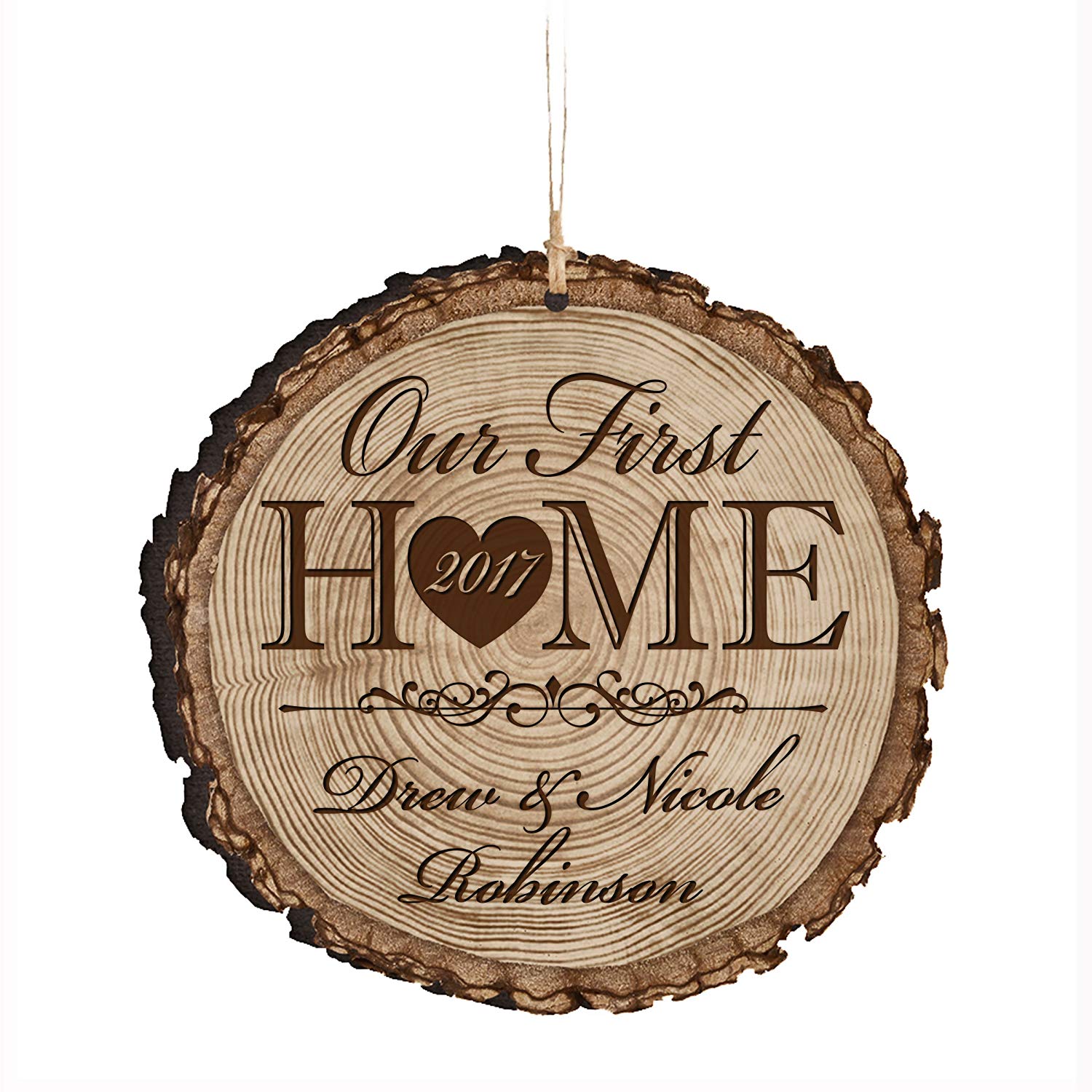 Personalized Couple Christmas New Home Ornaments - LifeSong Milestones