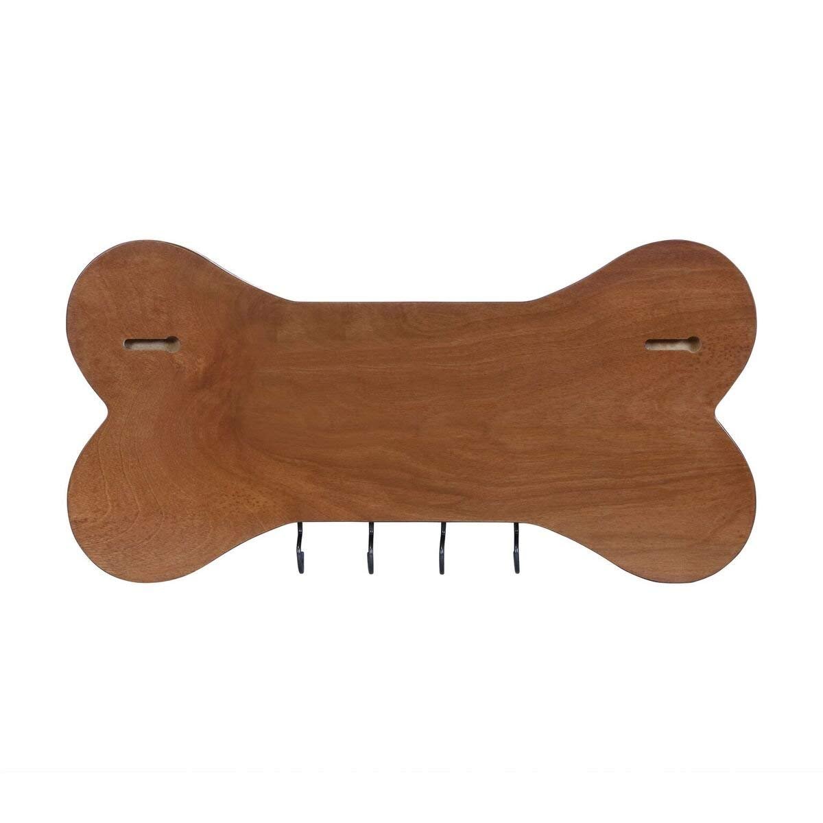 Personalized Dog Bone Sign With Hooks - My Kids Have Paws - LifeSong Milestones