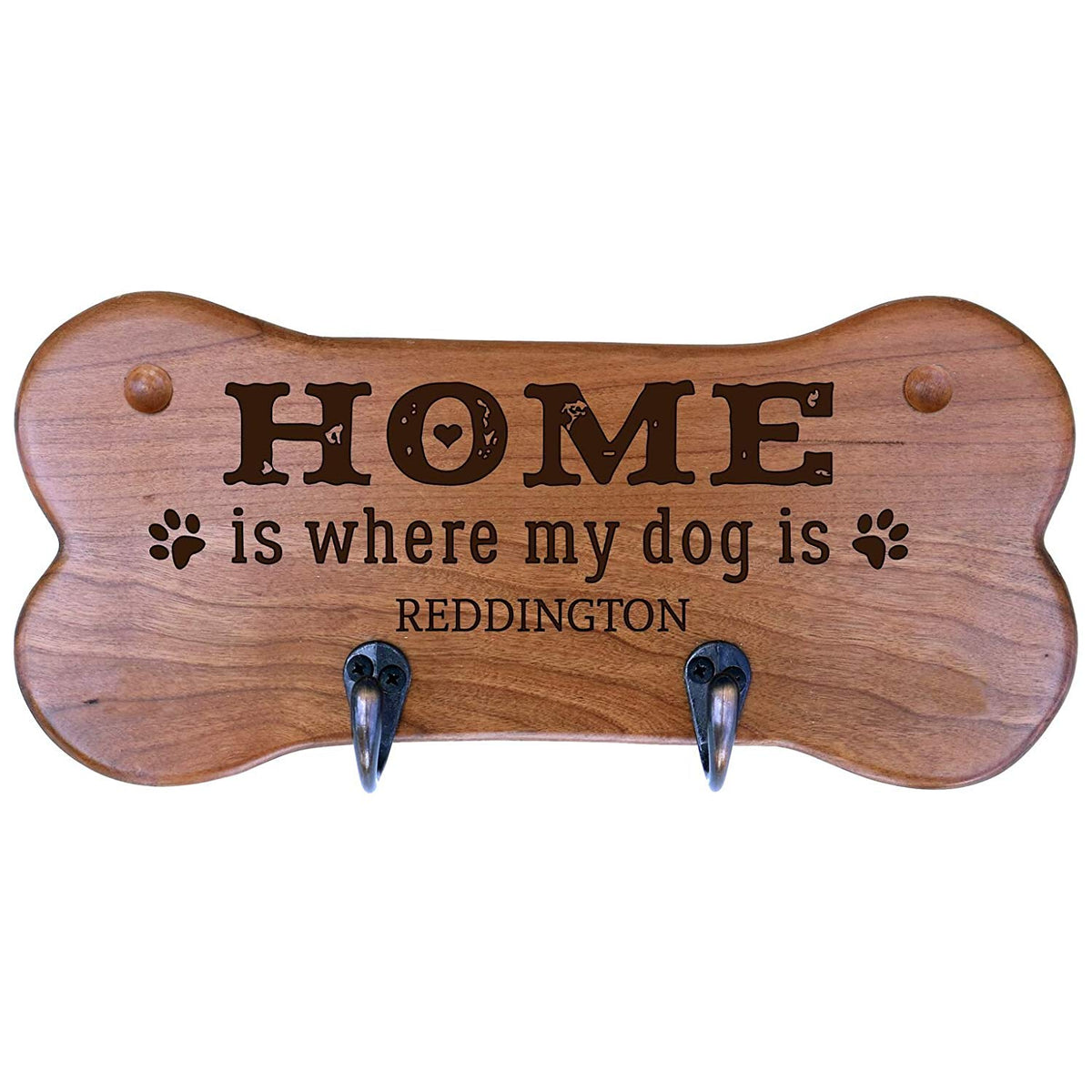 Personalized Dog Bone Storage Racks - Cherry - LifeSong Milestones