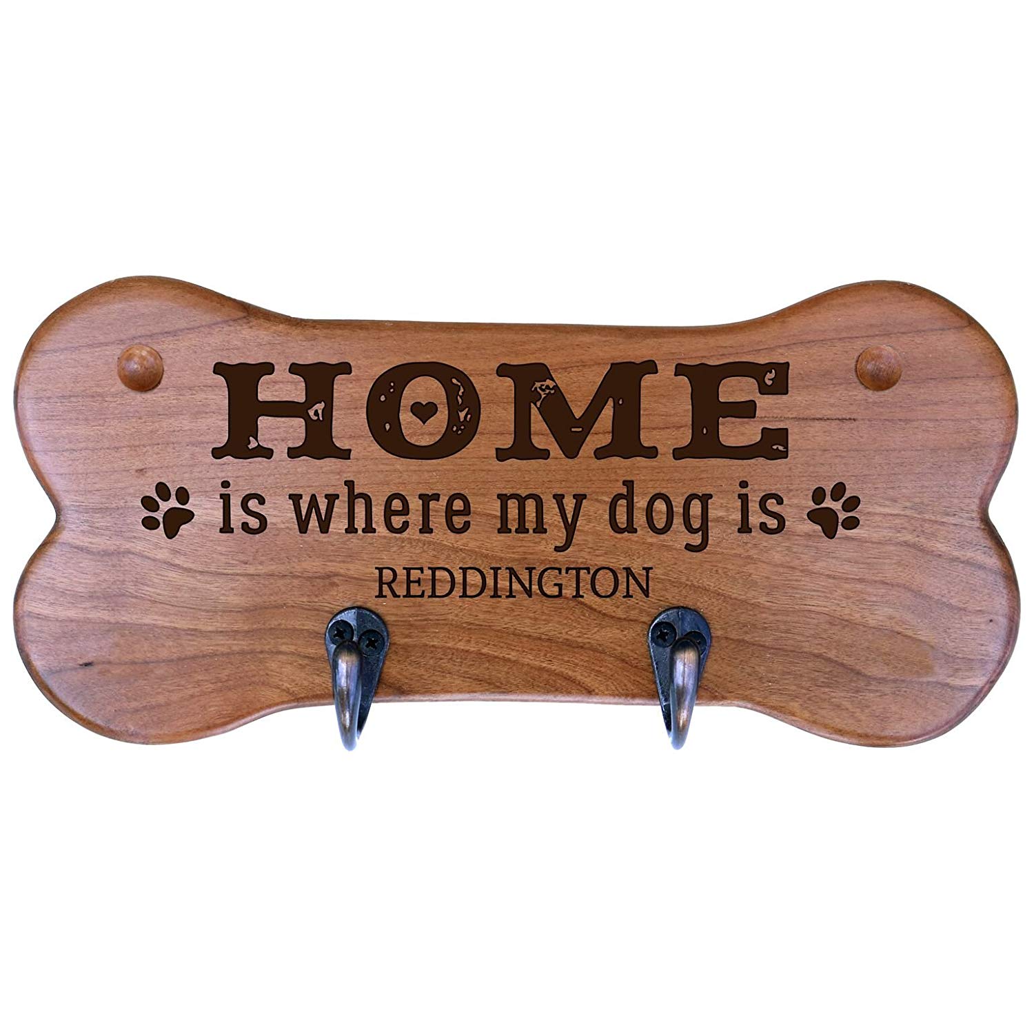 Personalized Dog Bone Storage Racks - Cherry - LifeSong Milestones