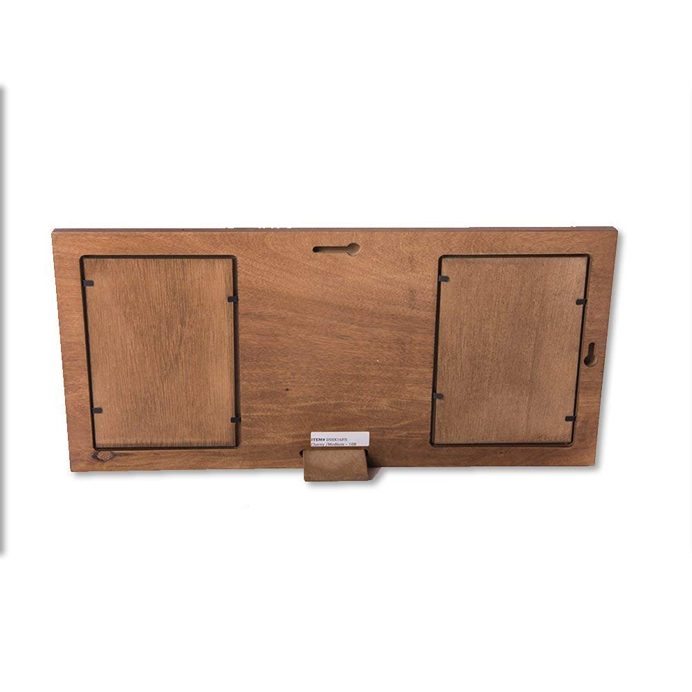 Personalized Double Photo Frame Gift For Fathers Day - Best Dad - LifeSong Milestones