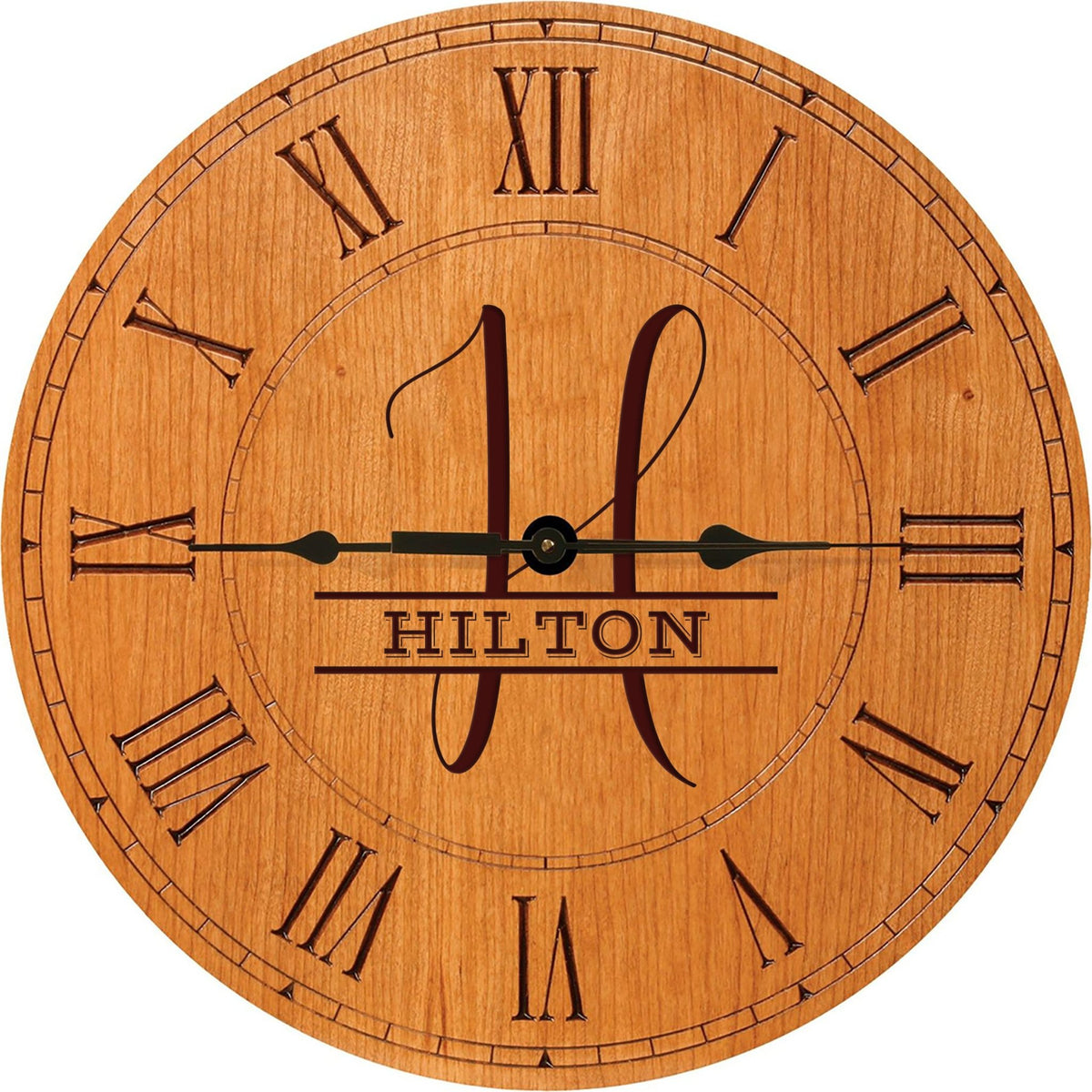 H Clock Everyday Wall Clock - H | Timeless Gift - LifeSong Milestones
