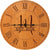 Personalized Engraved Monogram Cherry Wood Clock 12" - M - LifeSong Milestones