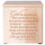 Personalized Engraved Wooden Cremation Urn Box For Human Ashes - God Saw You Getting Tired - LifeSong Milestones