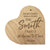 Personalized Engraved Wooden Inspirational Heart Block 5” x 5.25” x 0.75” - Every Family Has A Story - LifeSong Milestones