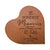 Personalized Engraved Wooden Inspirational Heart Block 5” x 5.25” x 0.75” - The Fondest Memories Are Made - LifeSong Milestones