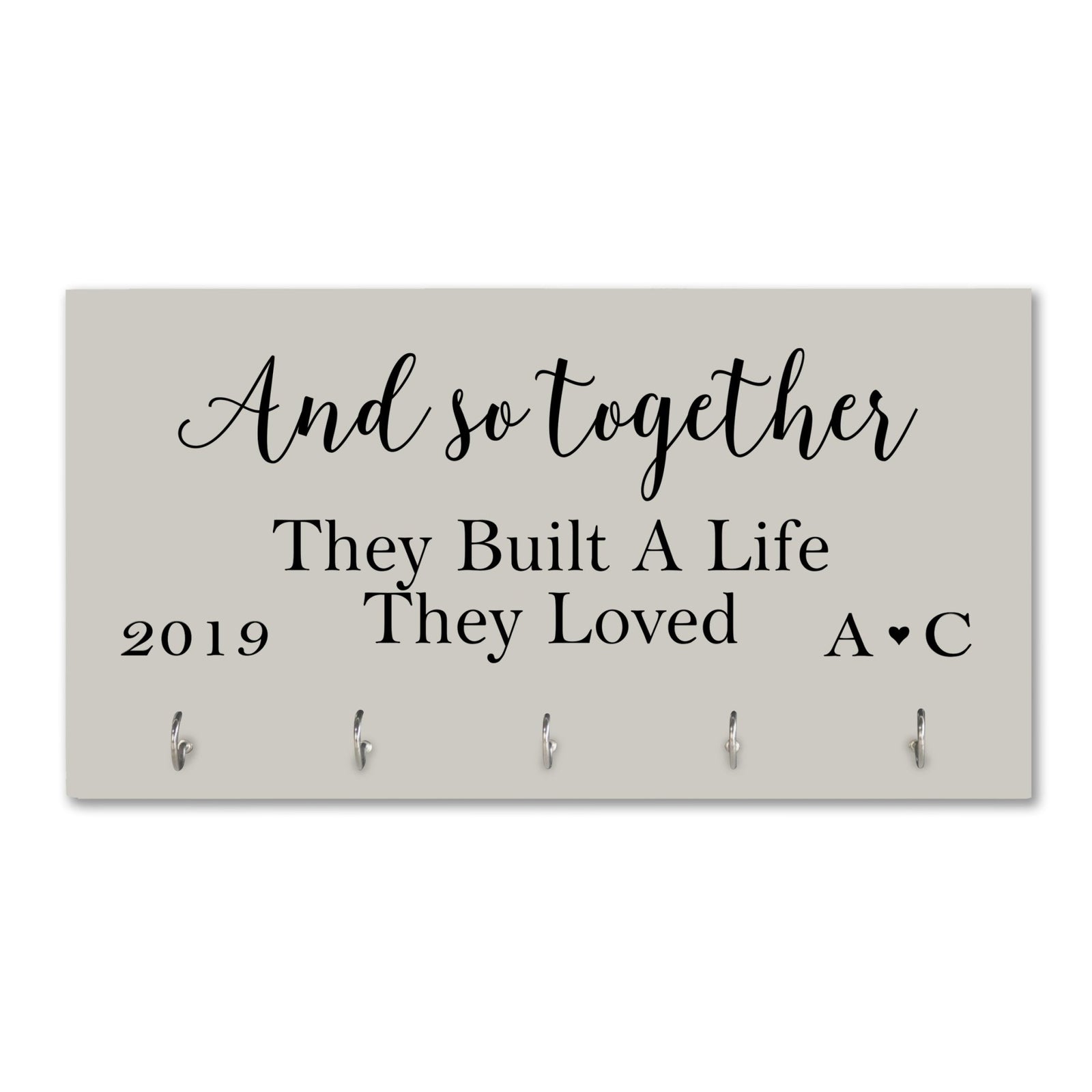 Personalized Established Key Holders - And So Together 2 - LifeSong Milestones
