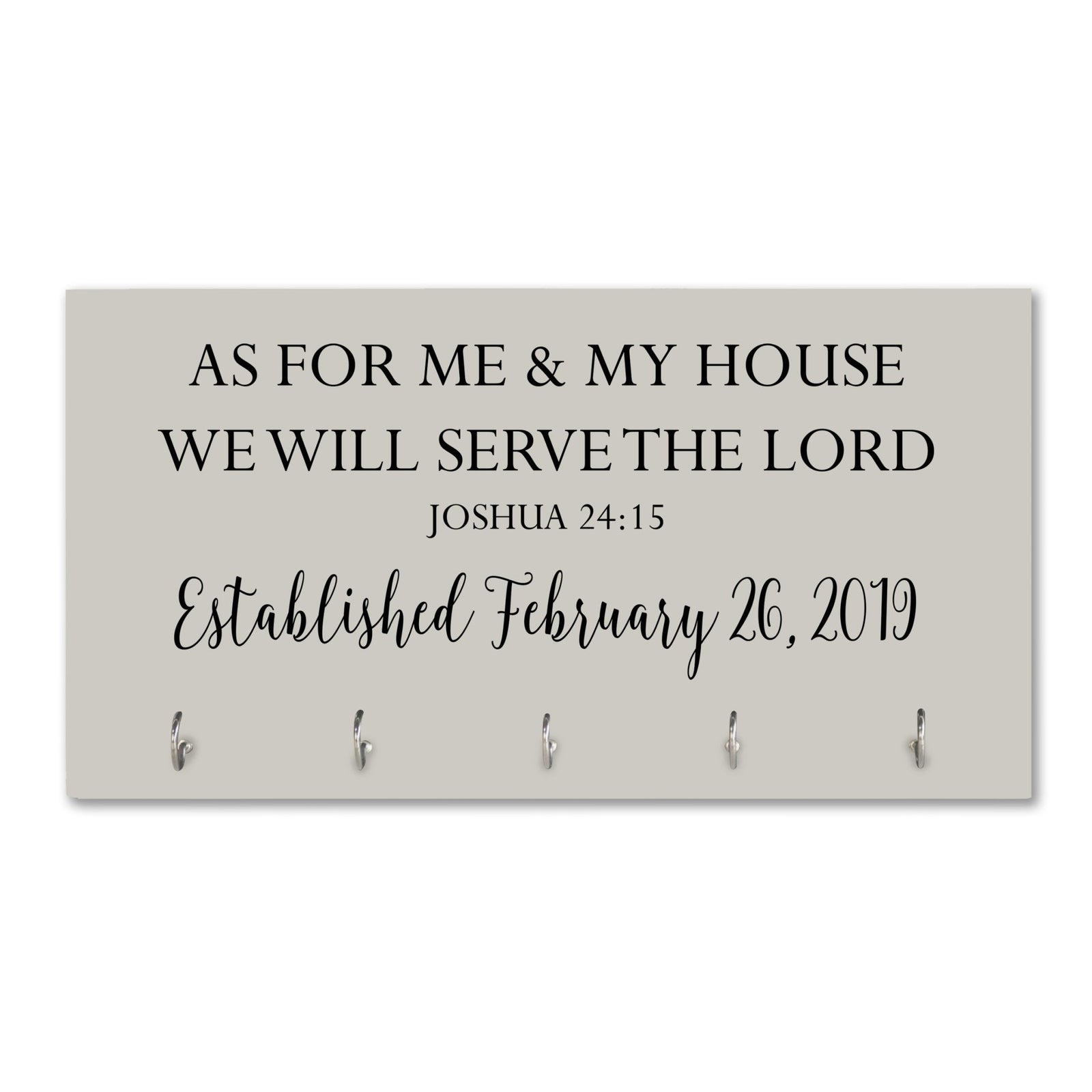 Personalized Established Key Holders - As For Me Date - LifeSong Milestones