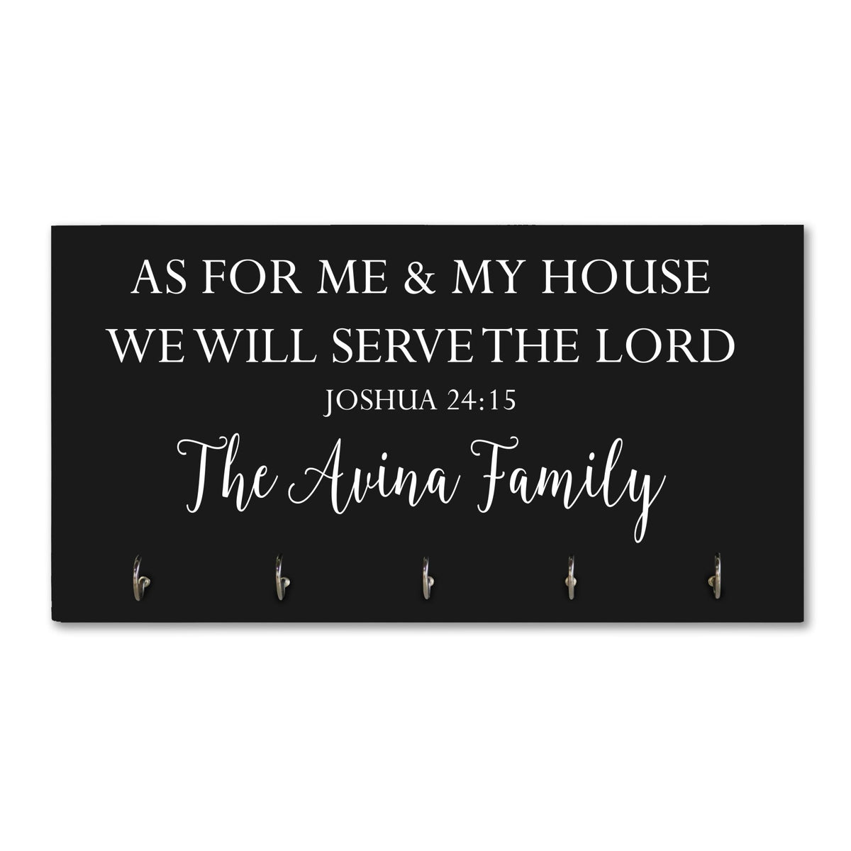 Personalized Established Key Holders - As For Me Name - LifeSong Milestones