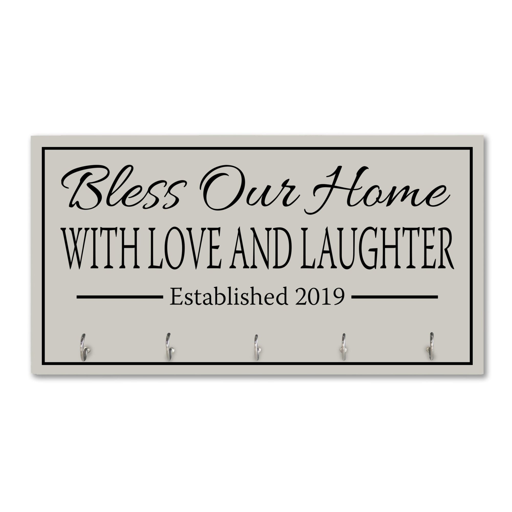 Personalized Established Key Holders - Bless Our Home - LifeSong Milestones