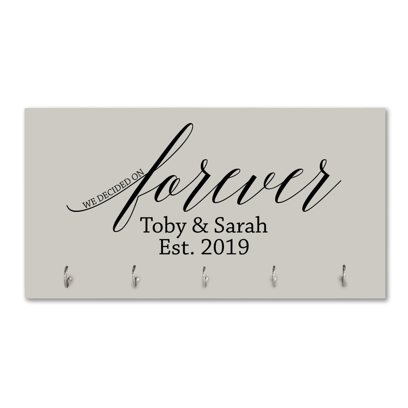 Personalized Established Key Holders - Decided on Forever - LifeSong Milestones