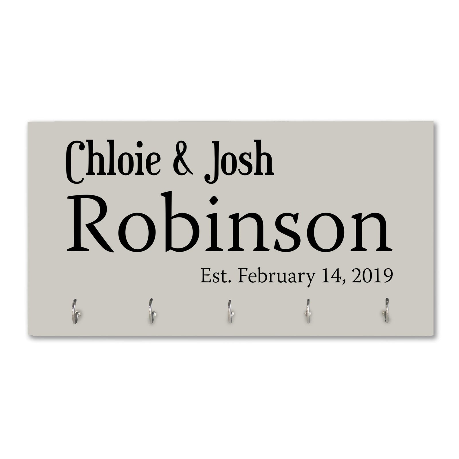 Personalized Established Key Holders -Established 7 - LifeSong Milestones