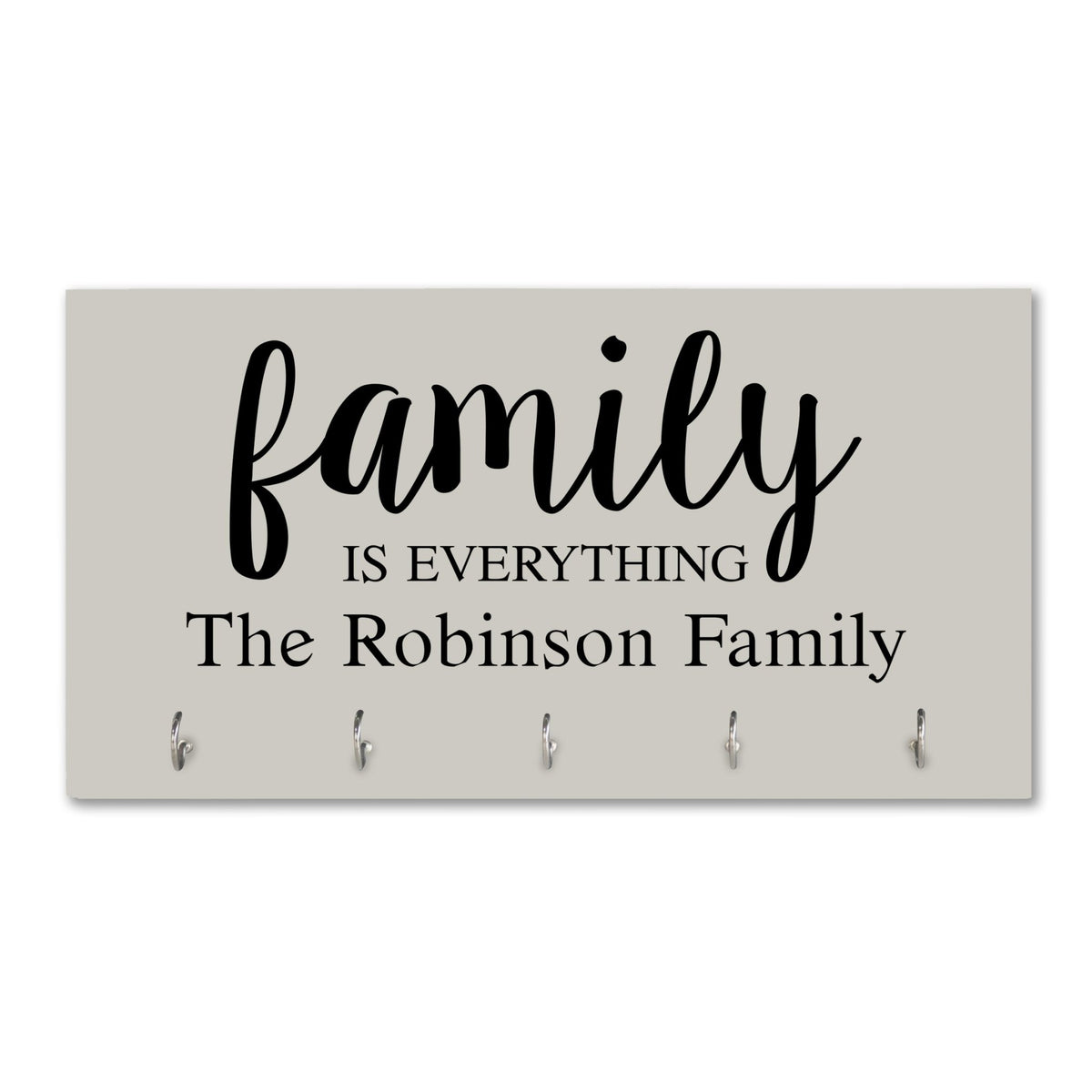 Personalized Established Key Holders - Family Is Everything Name - LifeSong Milestones