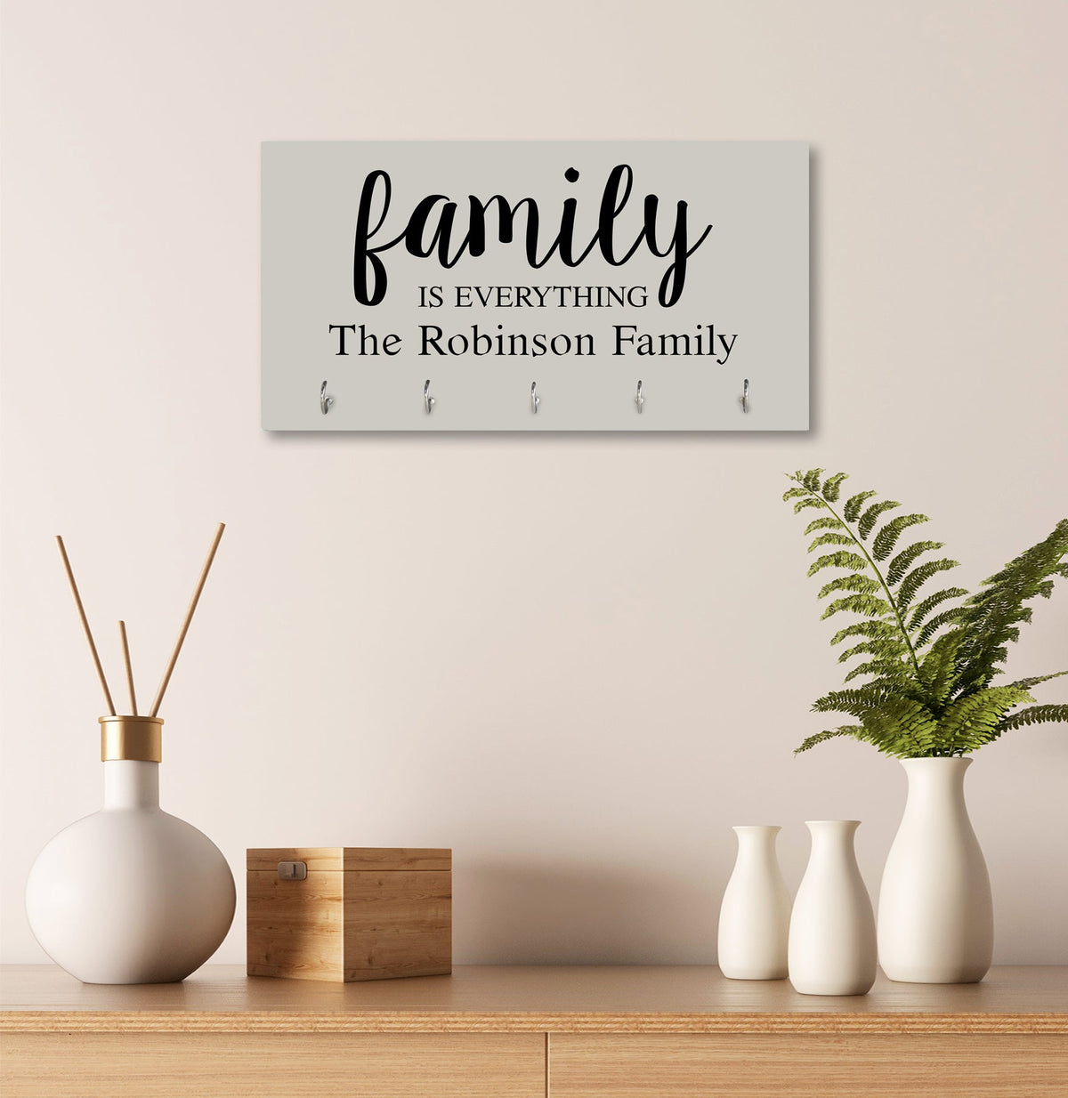Personalized Established Key Holders - Family Is Everything Name - LifeSong Milestones