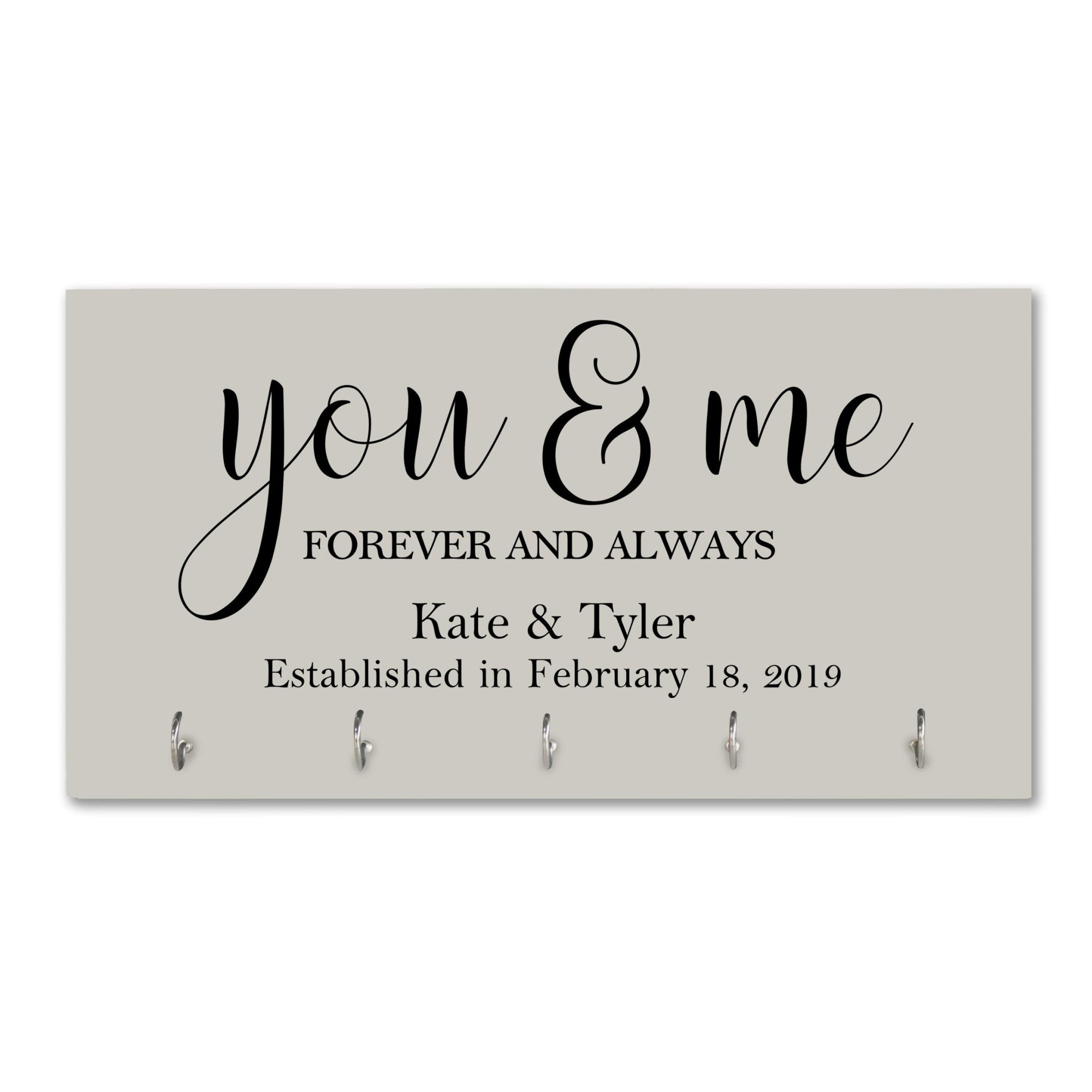 Personalized Established Key Holders - You and Me - LifeSong Milestones