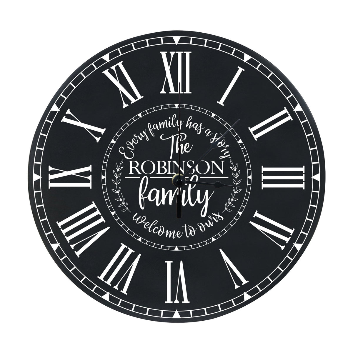 Personalized Everyday Home and Family Clocks - Every Family Has A Story - LifeSong Milestones