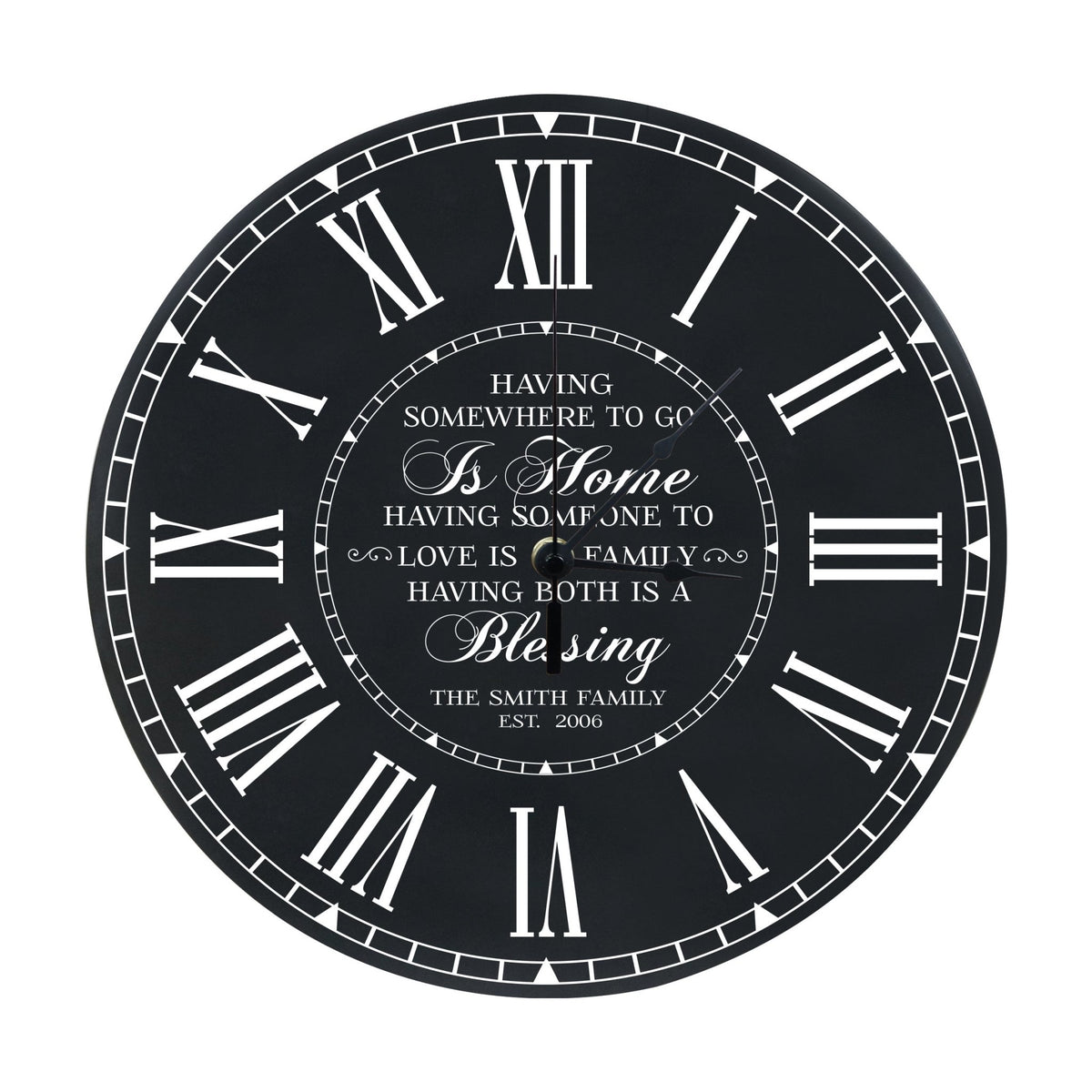 Personalized Everyday Home and Family Clocks - Having Somewhere To Go - LifeSong Milestones