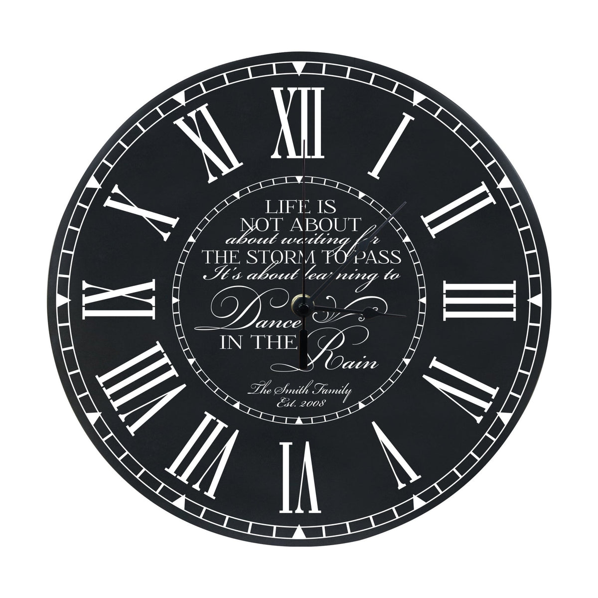 Personalized Everyday Home and Family Clocks - Life Is Not About - LifeSong Milestones