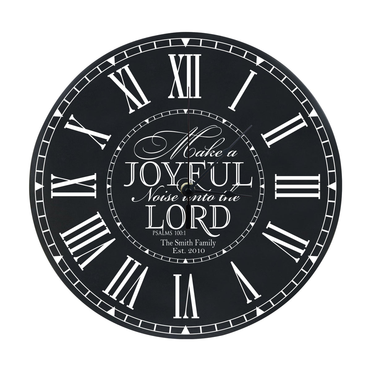Personalized Everyday Home and Family Clocks - Make a Joyful Noise - LifeSong Milestones
