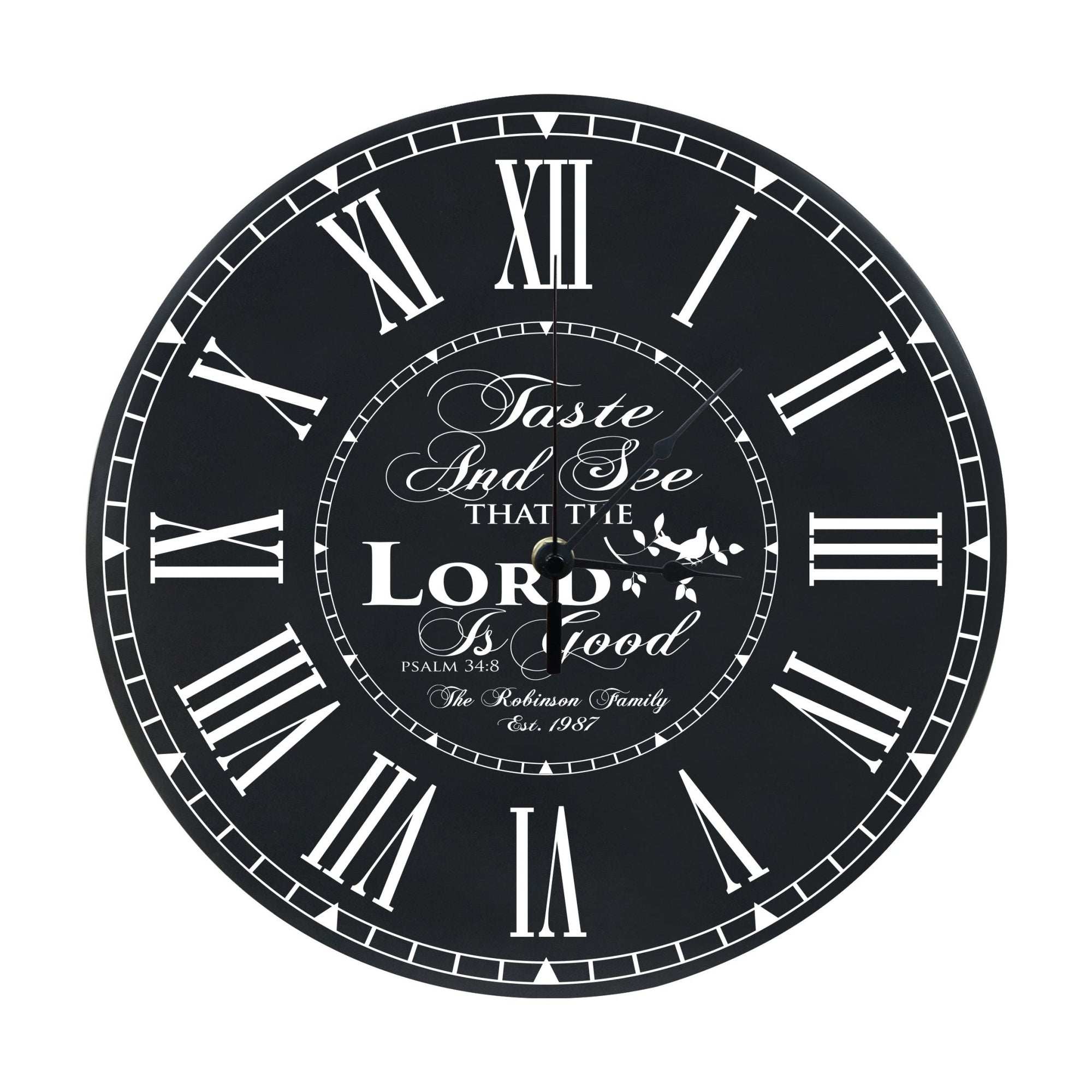 Personalized Everyday Home and Family Clocks - Taste & See - LifeSong Milestones