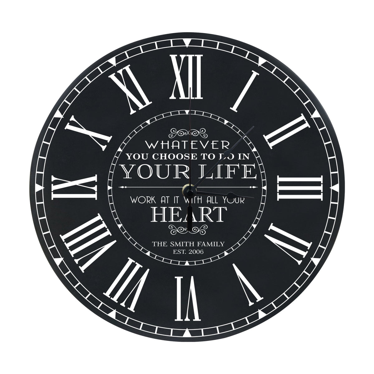 Personalized Everyday Home and Family Clocks - Whatever You Choose To Do - LifeSong Milestones