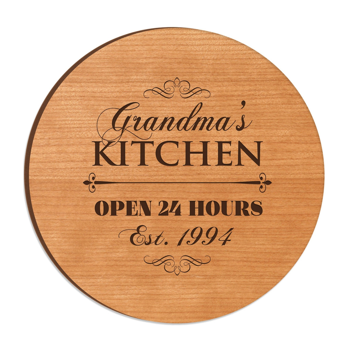 Personalized Family and Everyday Lazy Susan - Open 24 Hours - LifeSong Milestones
