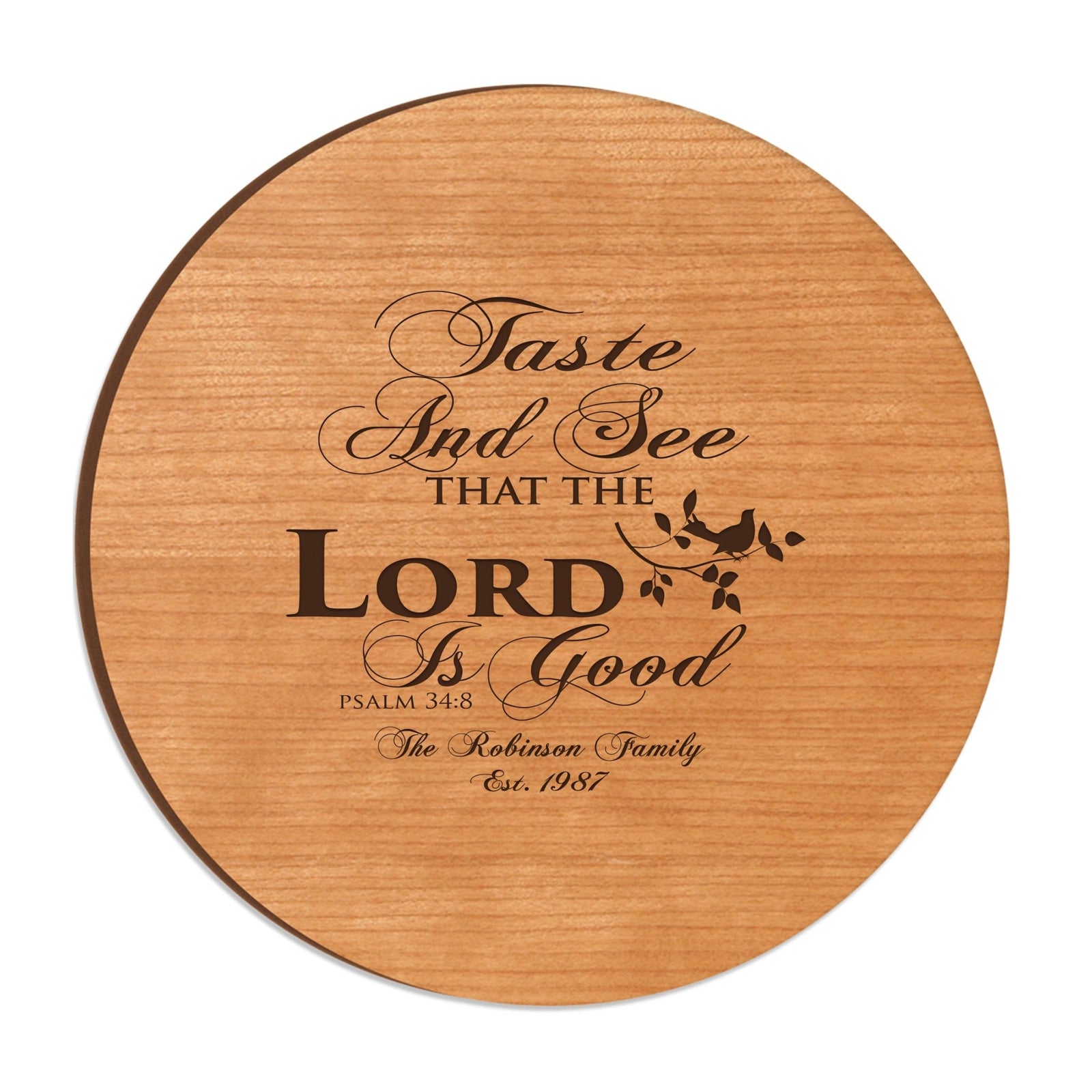 Personalized Family and Everyday Lazy Susan - Taste & See - LifeSong Milestones