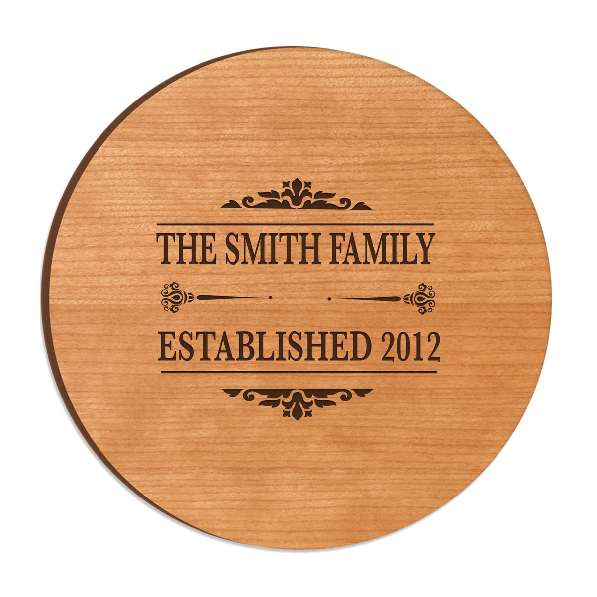 Personalized Family and Everyday Lazy Susan - The Family Established Date - LifeSong Milestones