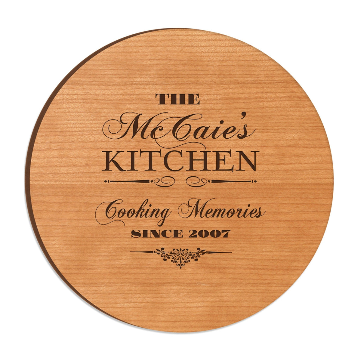 Personalized Family and Everyday Lazy Susan - The Kitchen Cooking Memories - LifeSong Milestones