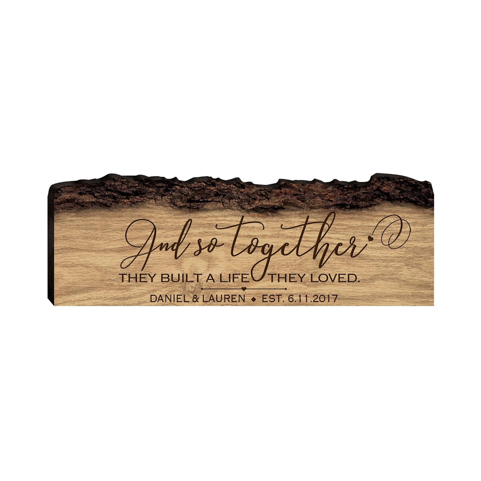 Personalized Family And Home Barky Wooden Wall Hanging Plaque 16x6 - FAMILY - LifeSong Milestones