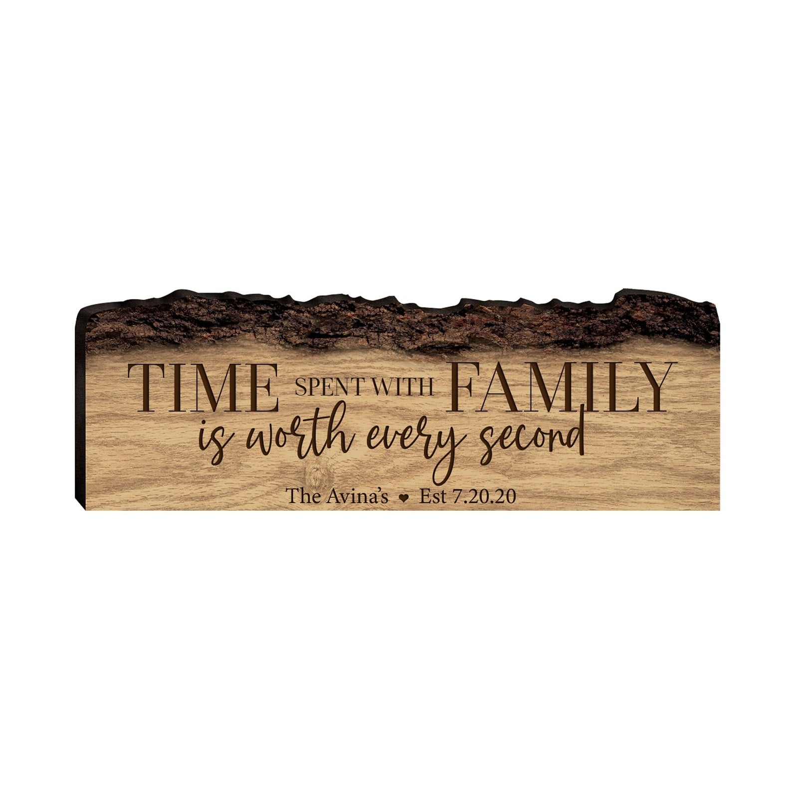 Personalized Family And Home Barky Wooden Wall Hanging Plaque 16x6 - FAMILY - LifeSong Milestones