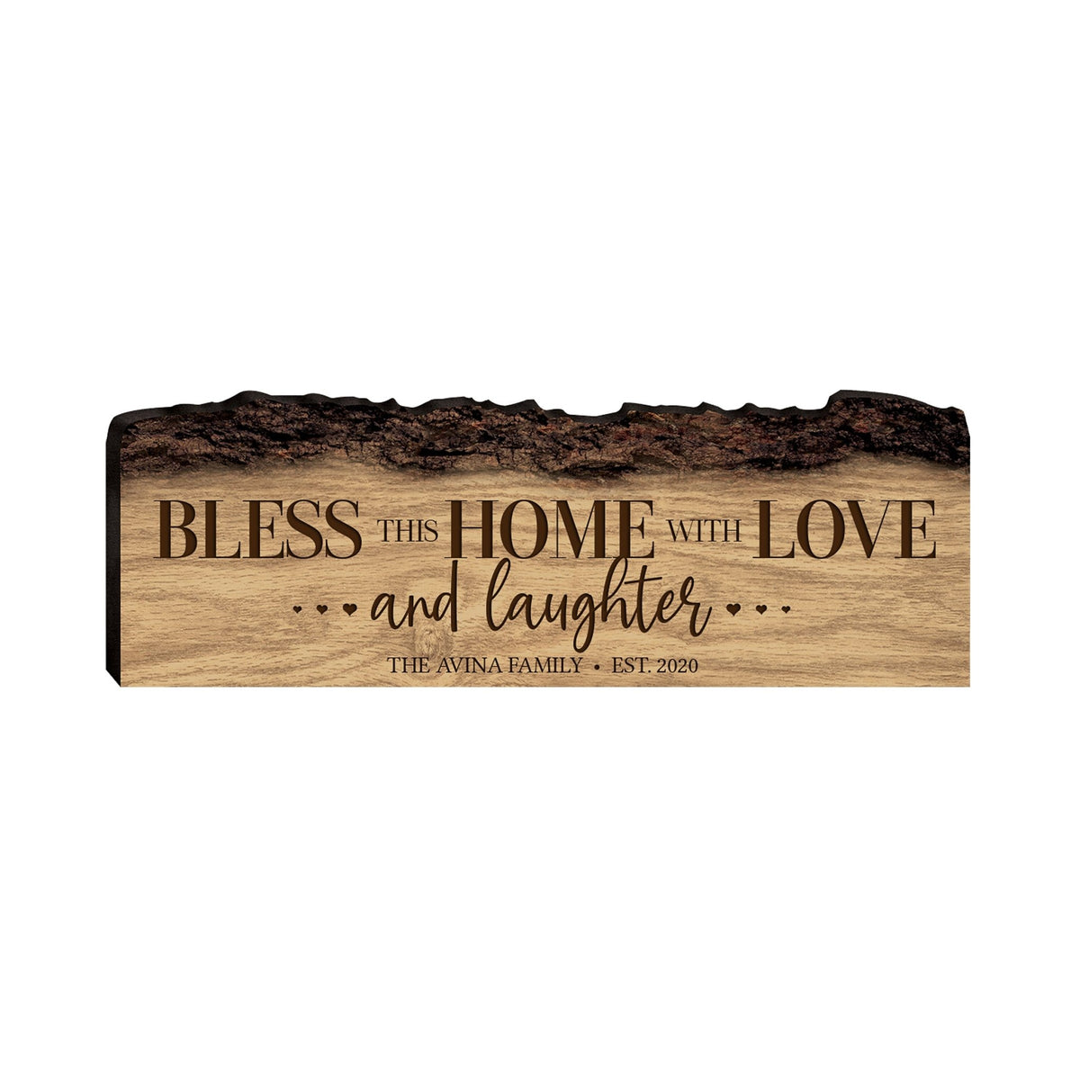 Personalized Family And Home Barky Wooden Wall Hanging Plaque 16x6 - HOME - LifeSong Milestones