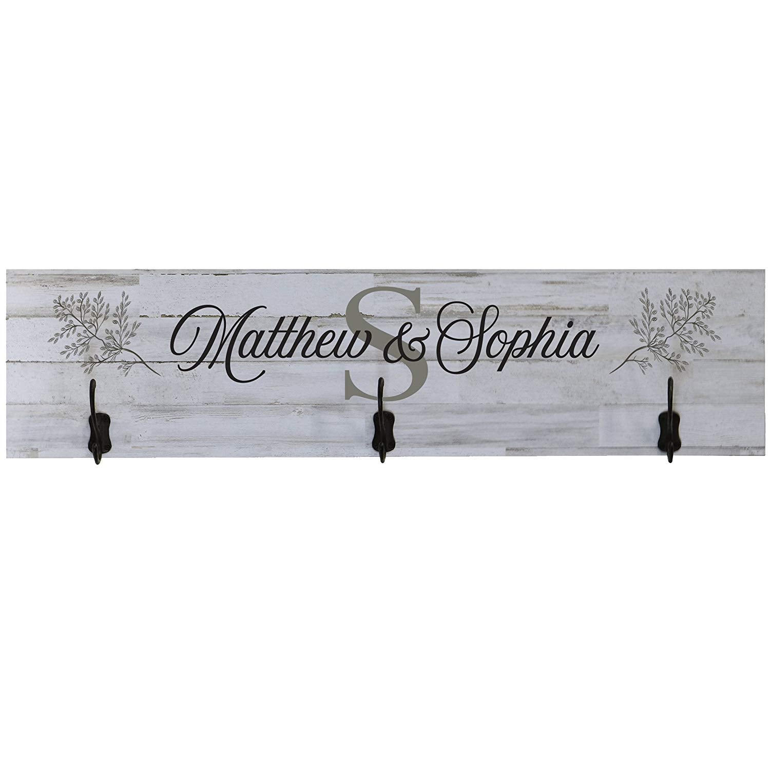 Personalized Family Established Coat Rack Wall Sign - LifeSong Milestones