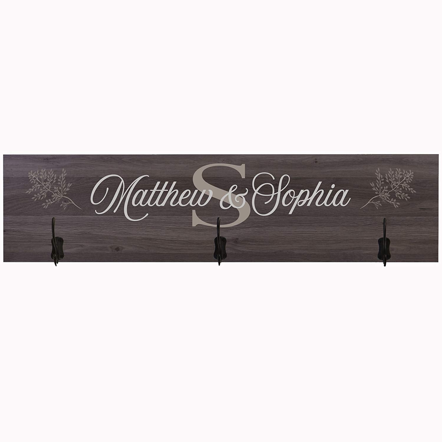 Personalized Family Established Coat Rack Wall Sign - LifeSong Milestones