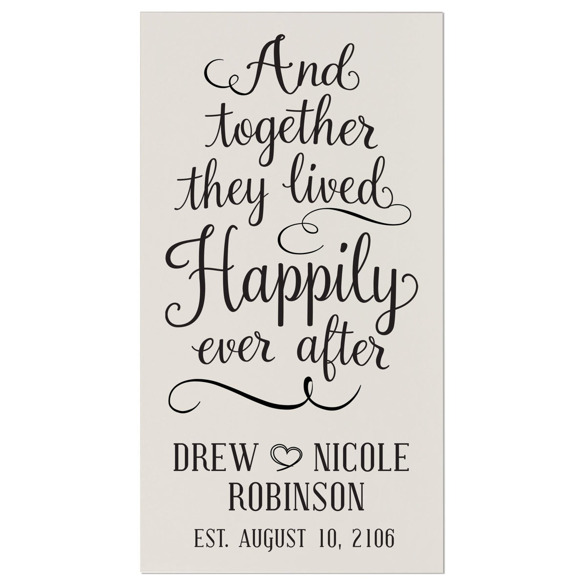 Personalized Family Housewarming Plaque - And Together - LifeSong Milestones