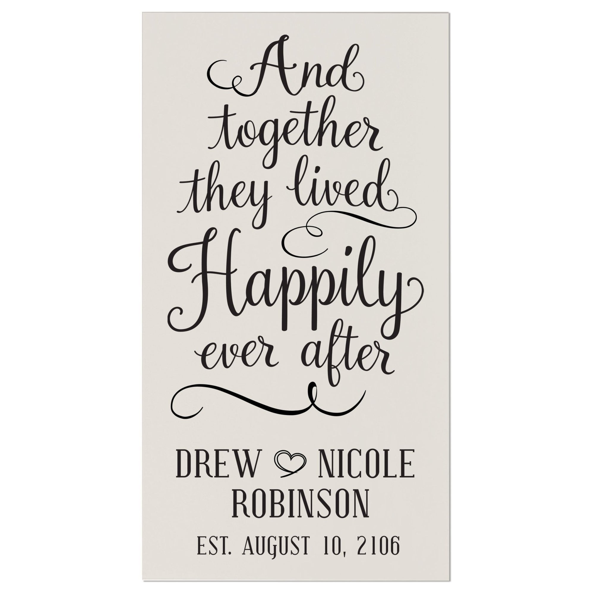 Personalized Family Housewarming Plaque - And Together - LifeSong Milestones