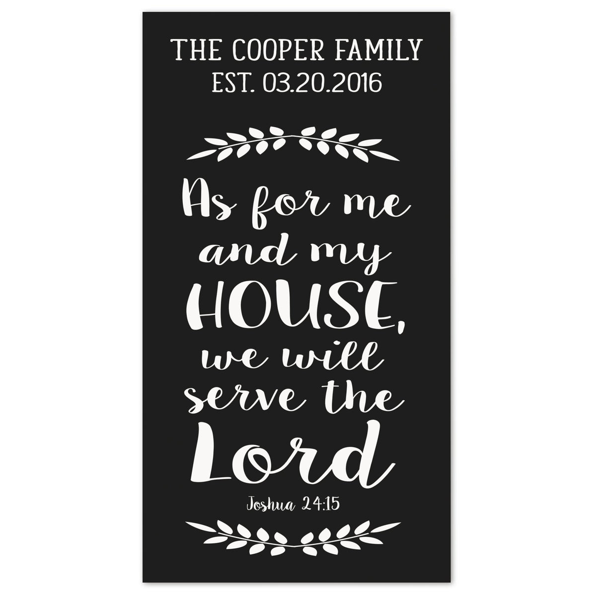 Personalized Family Housewarming Plaque - Be Still and Know - LifeSong Milestones