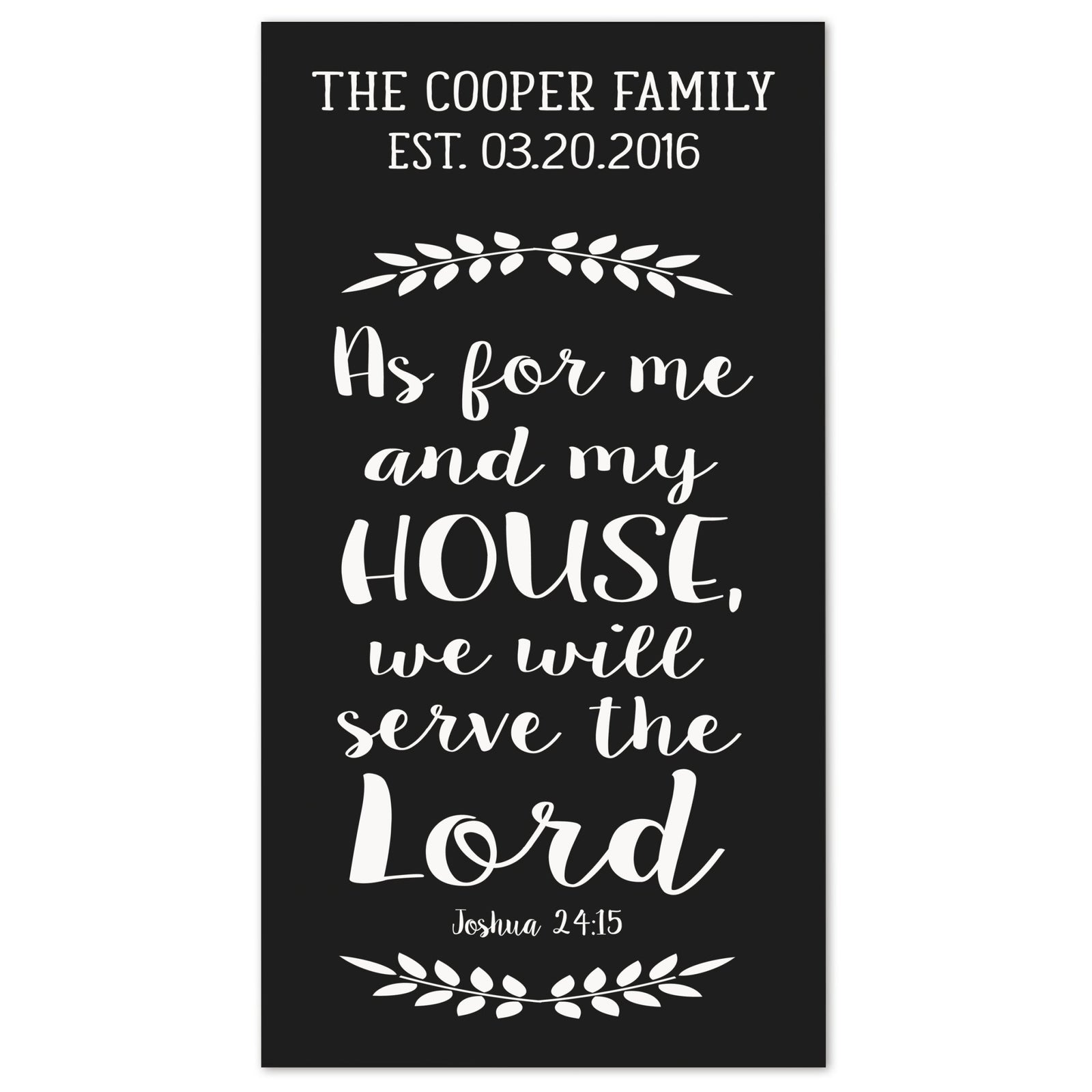 Personalized Family Housewarming Plaque - Be Still and Know - LifeSong Milestones