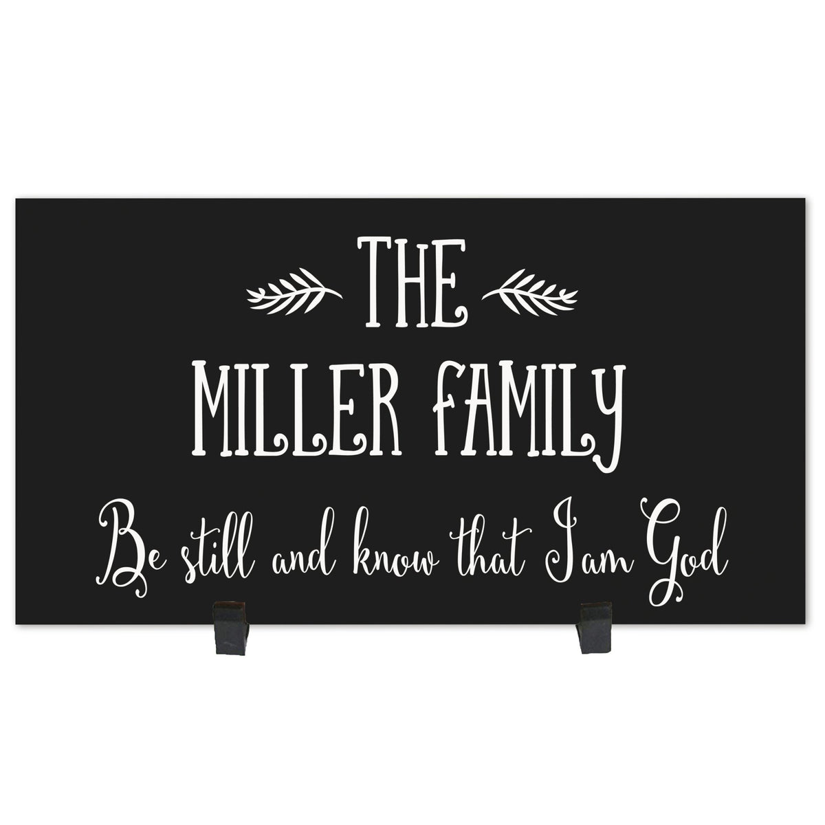 Personalized Family Housewarming Plaque - Be Still Family - LifeSong Milestones