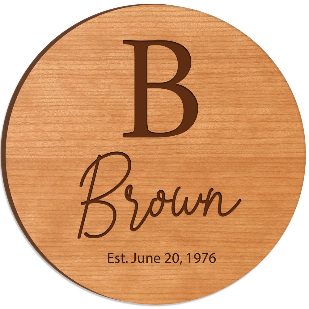 personalized Family Monogram Lazy Susan For Family - LifeSong Milestones