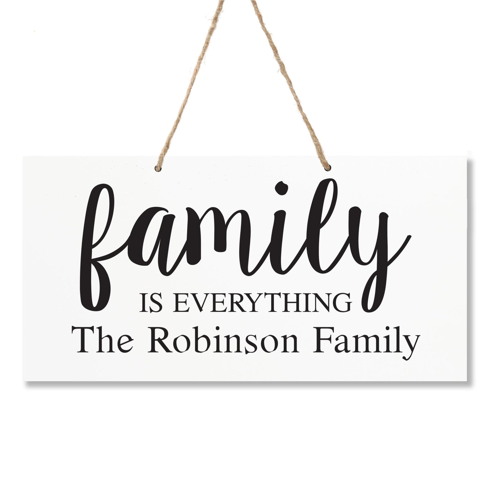 Personalized Family Name Sign For New Home - Family - LifeSong Milestones