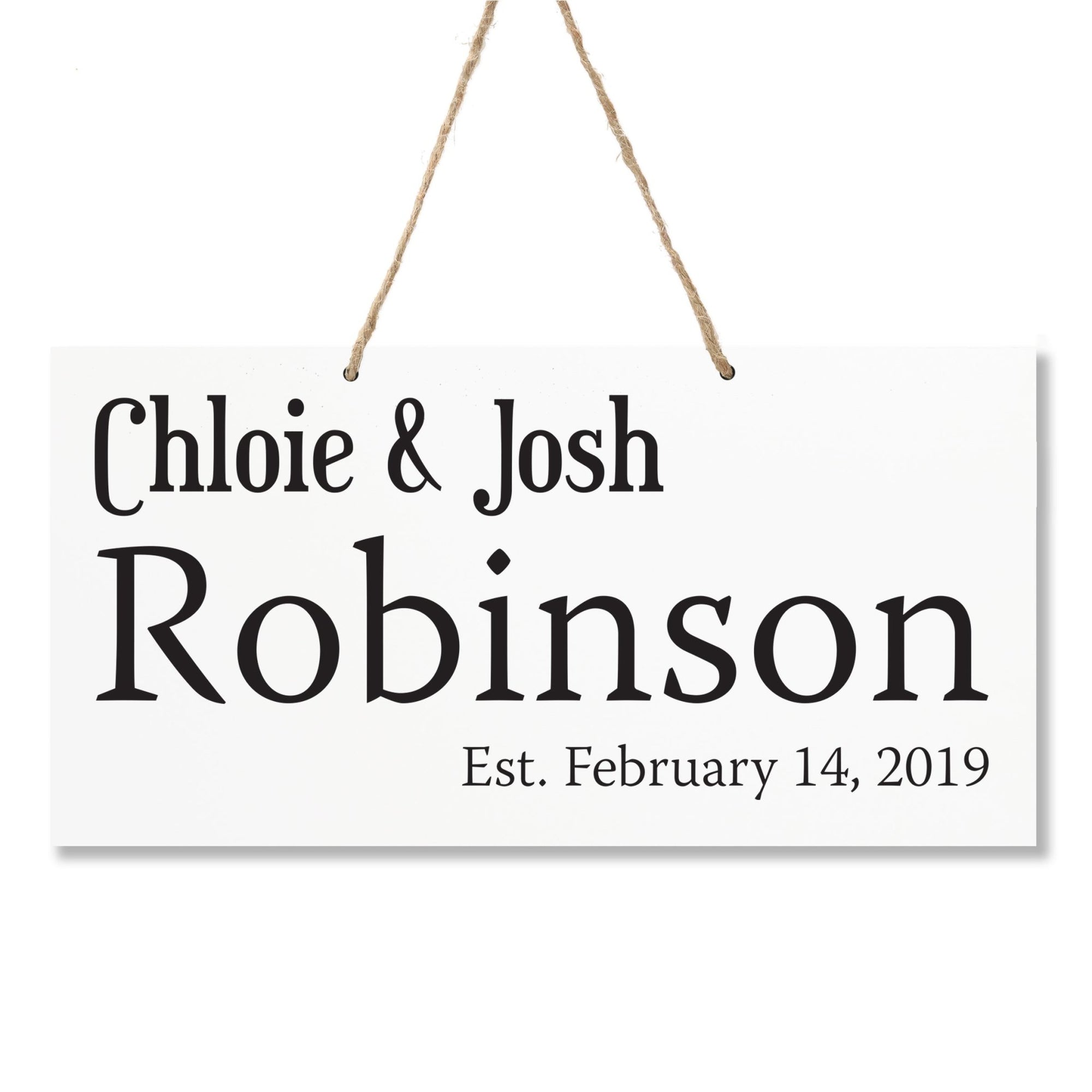Personalized Family Name Sign For New Home - Names - LifeSong Milestones