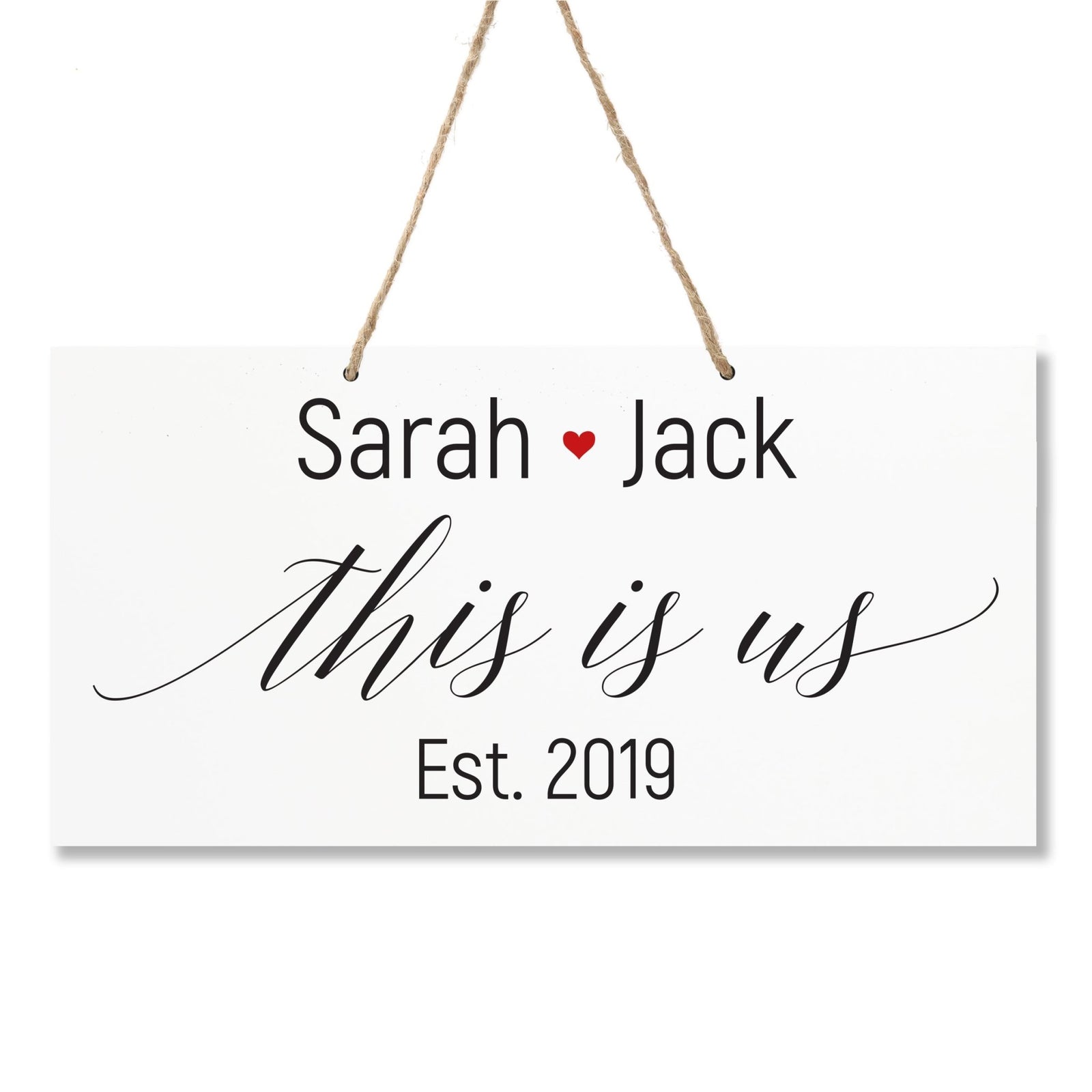 Personalized Family Name Sign For New Home - This Is Us - LifeSong Milestones