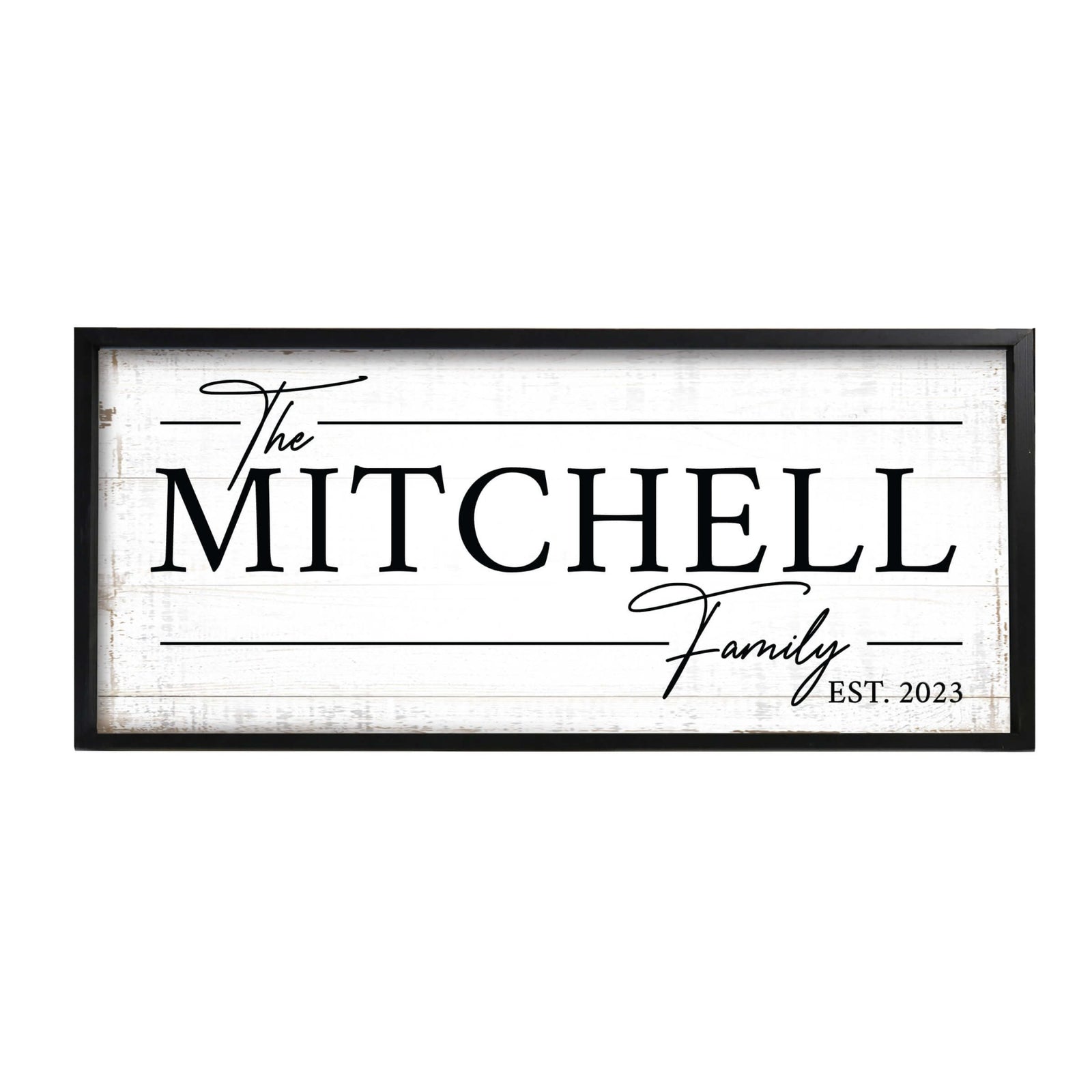 Personalized Family Sign Framed Shadow Box For Home Décor Ideas - The ...